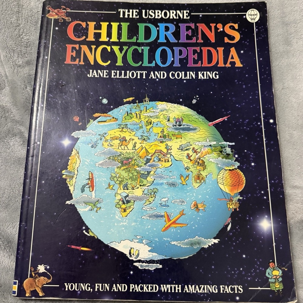 Usborne Childrens Encyclopedia Jane‎ Elliott Colin King Science Reference Book